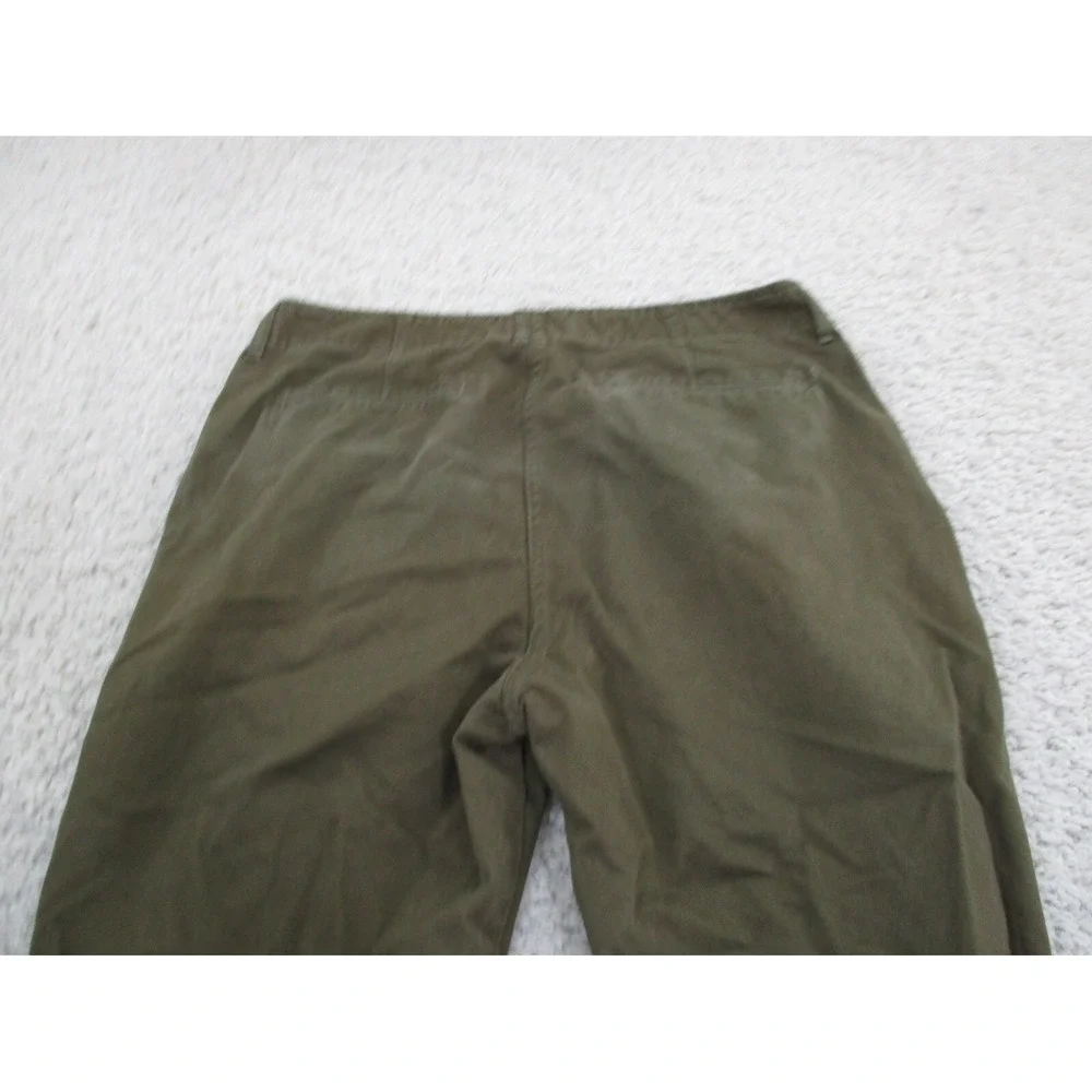 Wings + Horns Pants Mens 33 Green Brown Chino Button Fly Outdoor Casual Preppy A